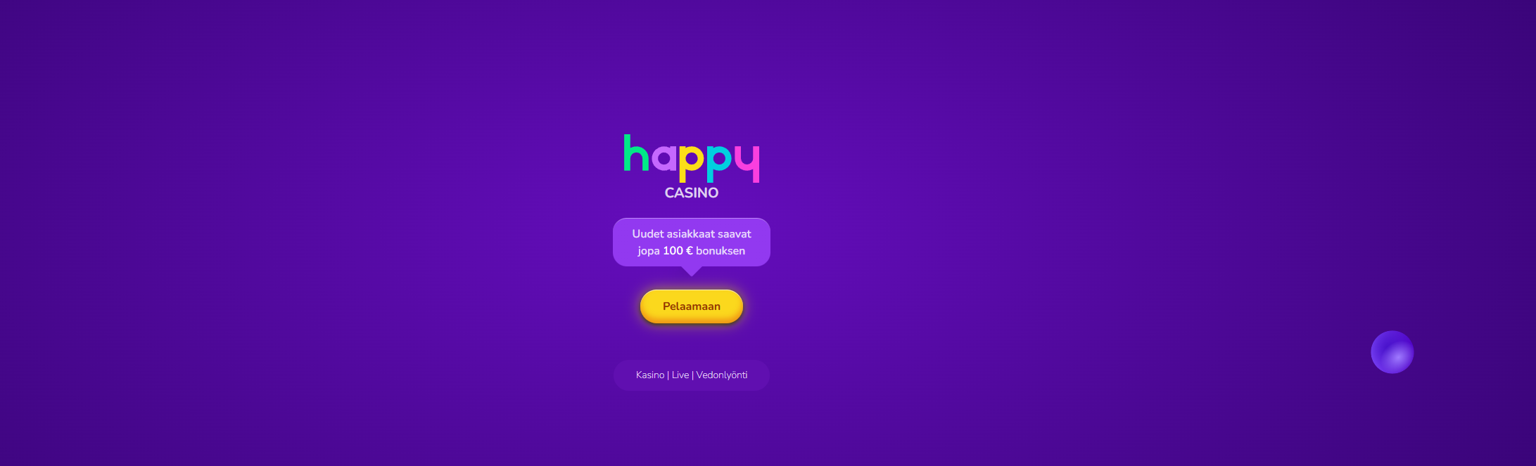 happy casino bonus