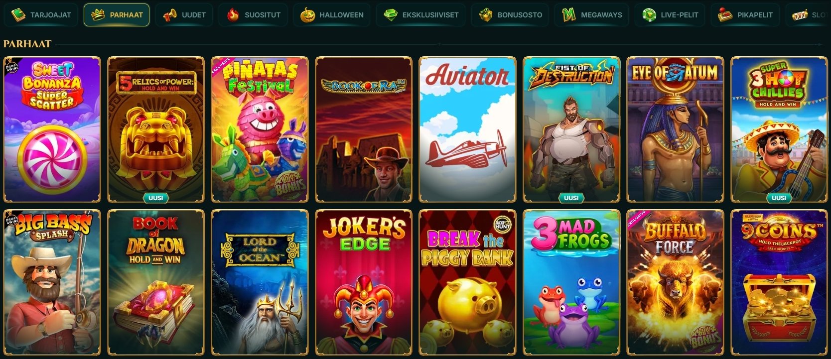 7 signs casino parhaat pelit