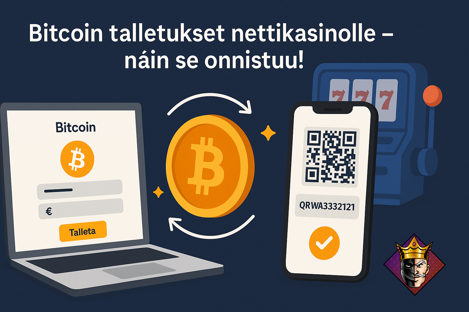 Bitcoin talletukset nettikasinolle