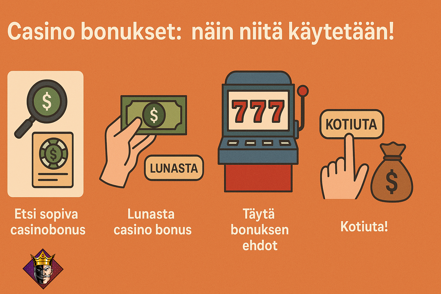 Casino bonukset näin niitä käytetään