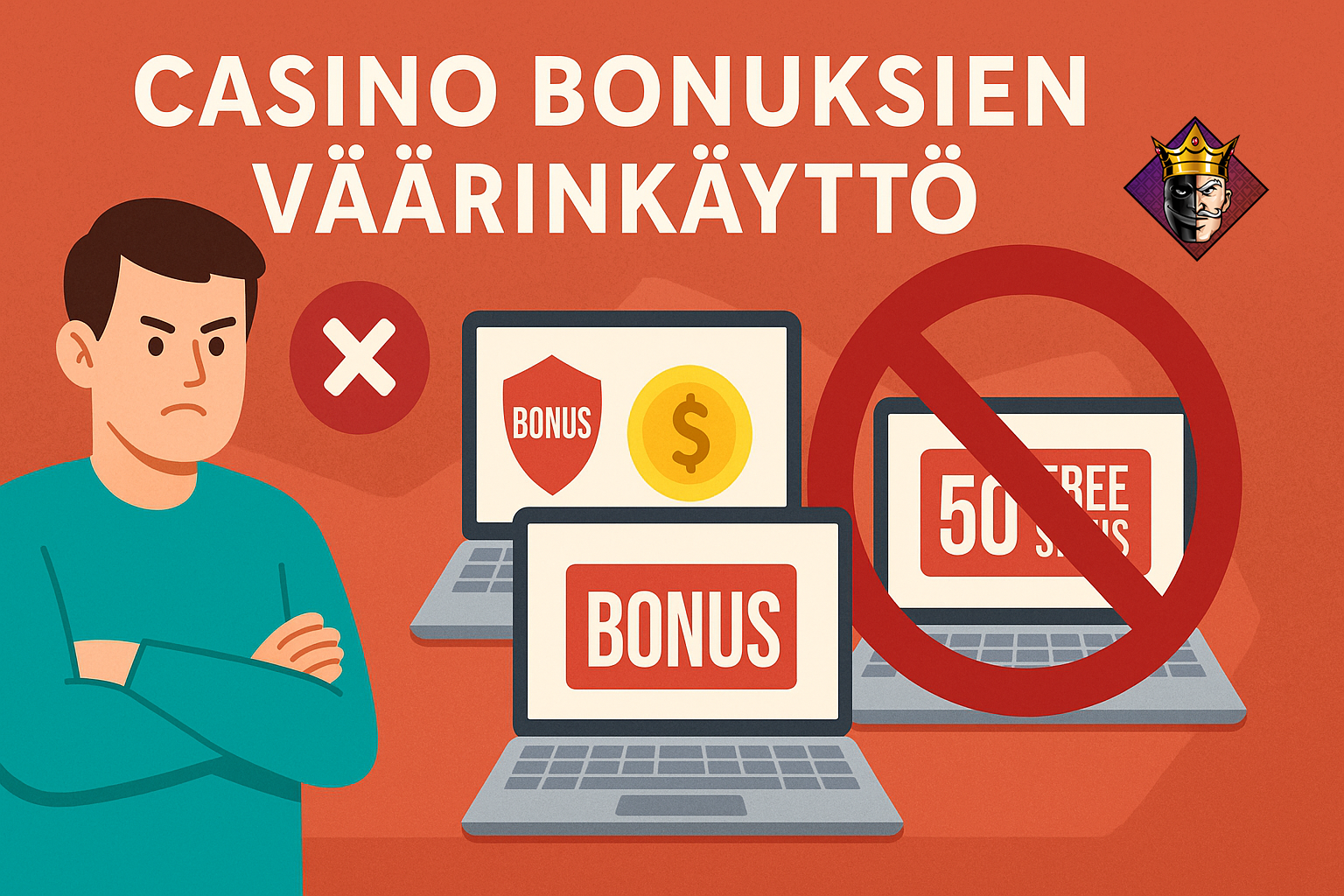 Casino bonuksien väärinkäyttö