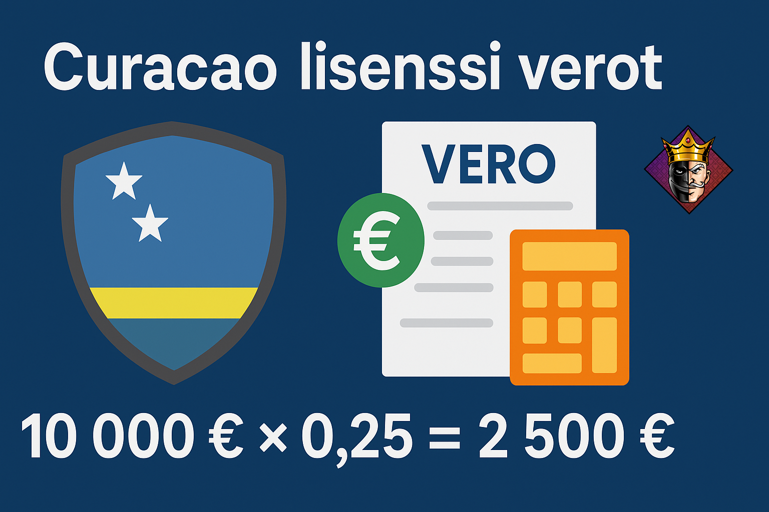 Curacao lisenssi verot