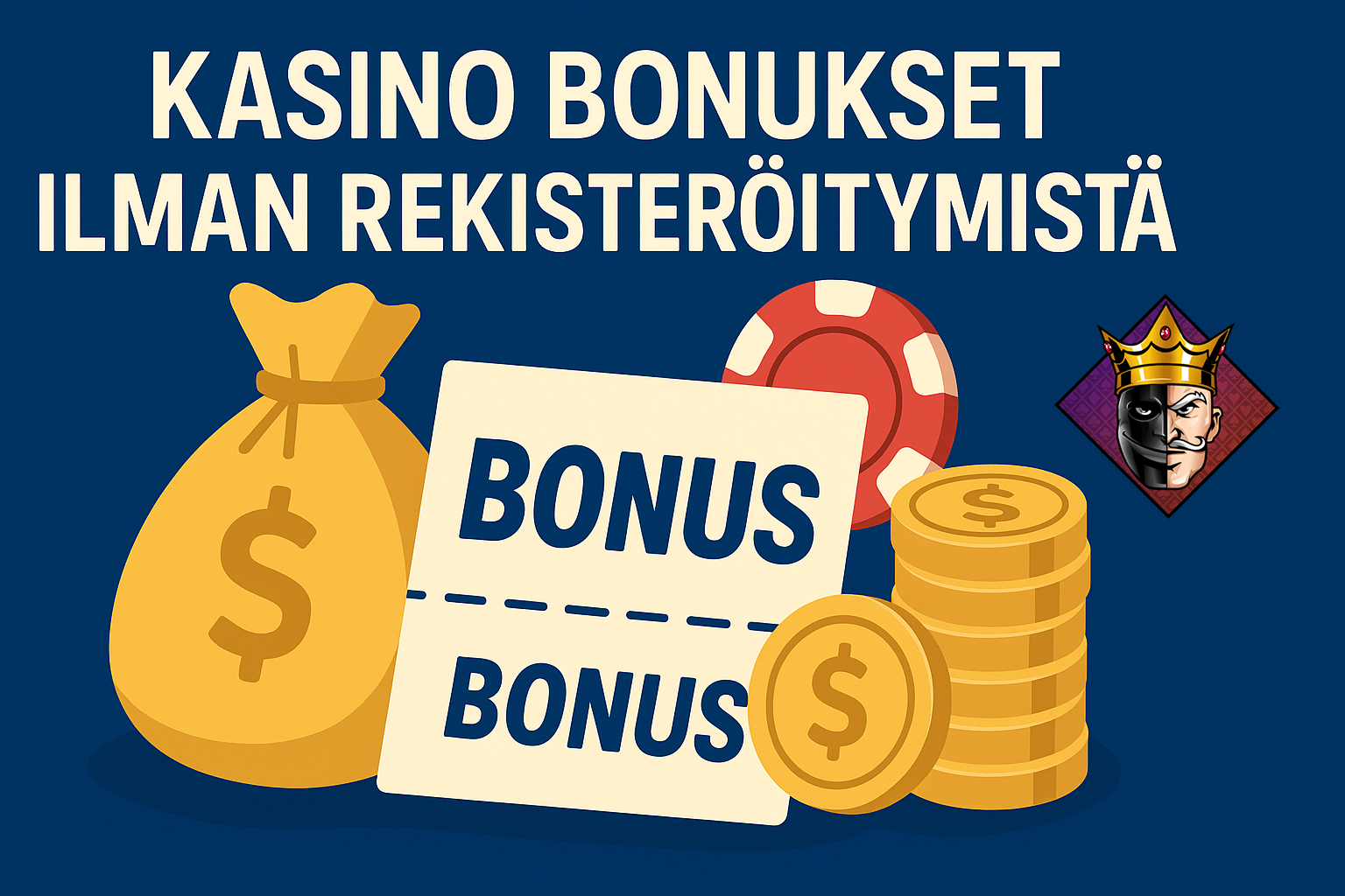 Kasino bonukset ilman rekisteröitymistä