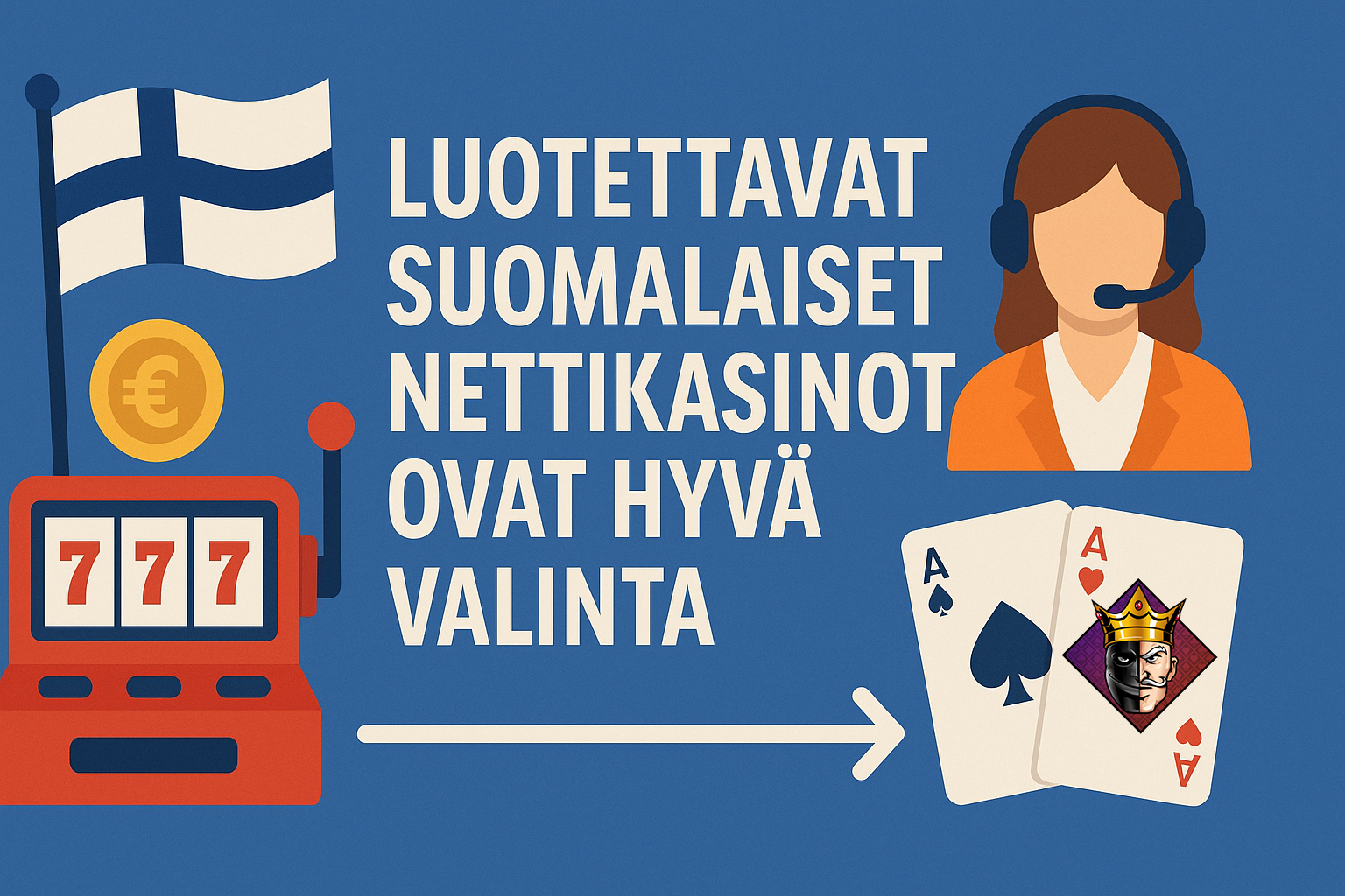 Luotettavat suomalaiset nettikasinot ovat hyvä valinta