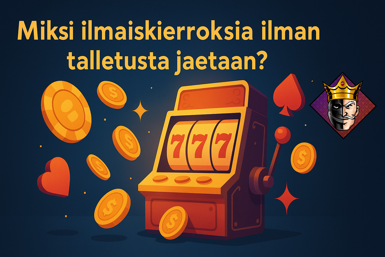 Miksi ilmaiskierroksia ilman talletusta jaetaan