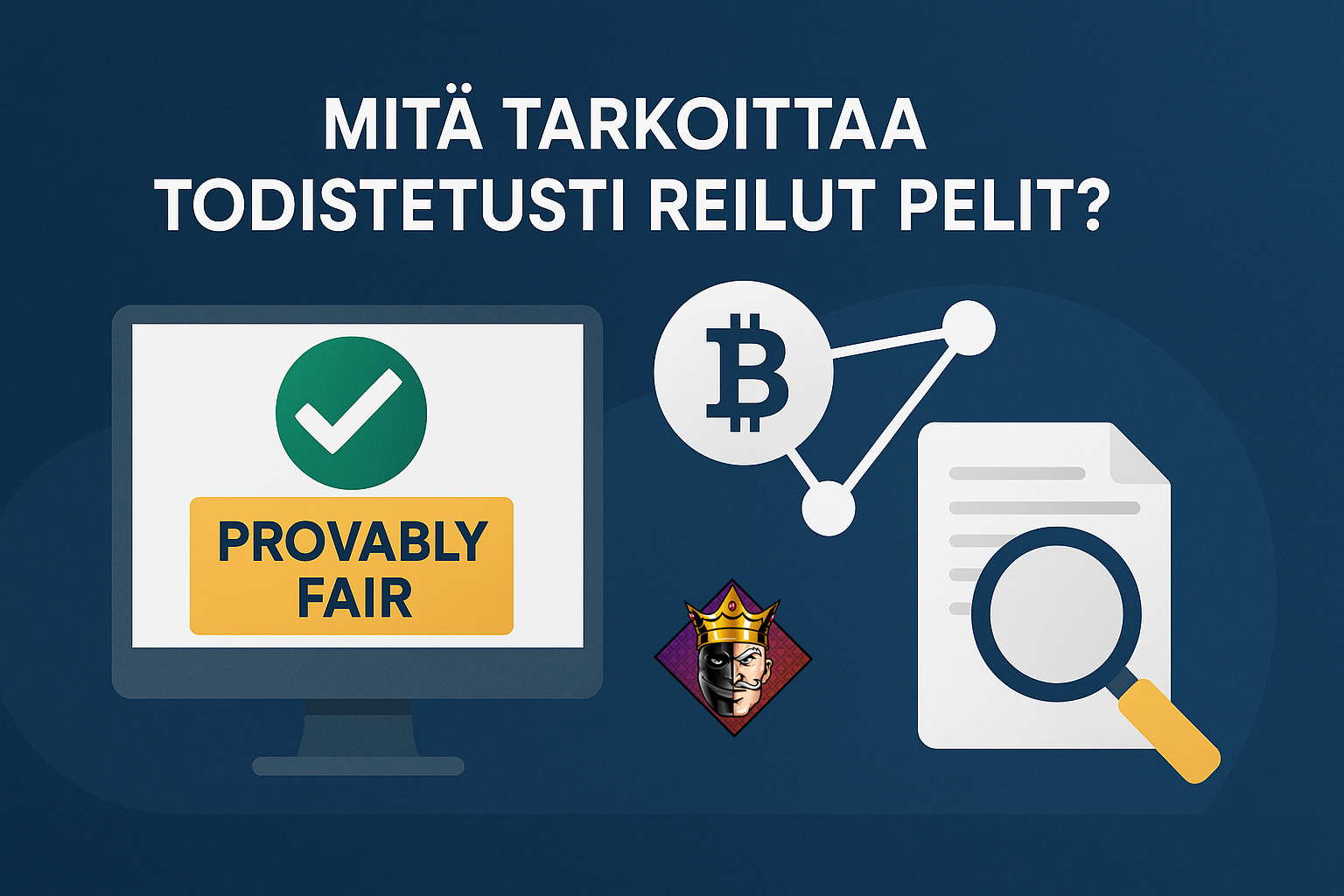 Mitä tarkoittaa todistetusti reilut pelit