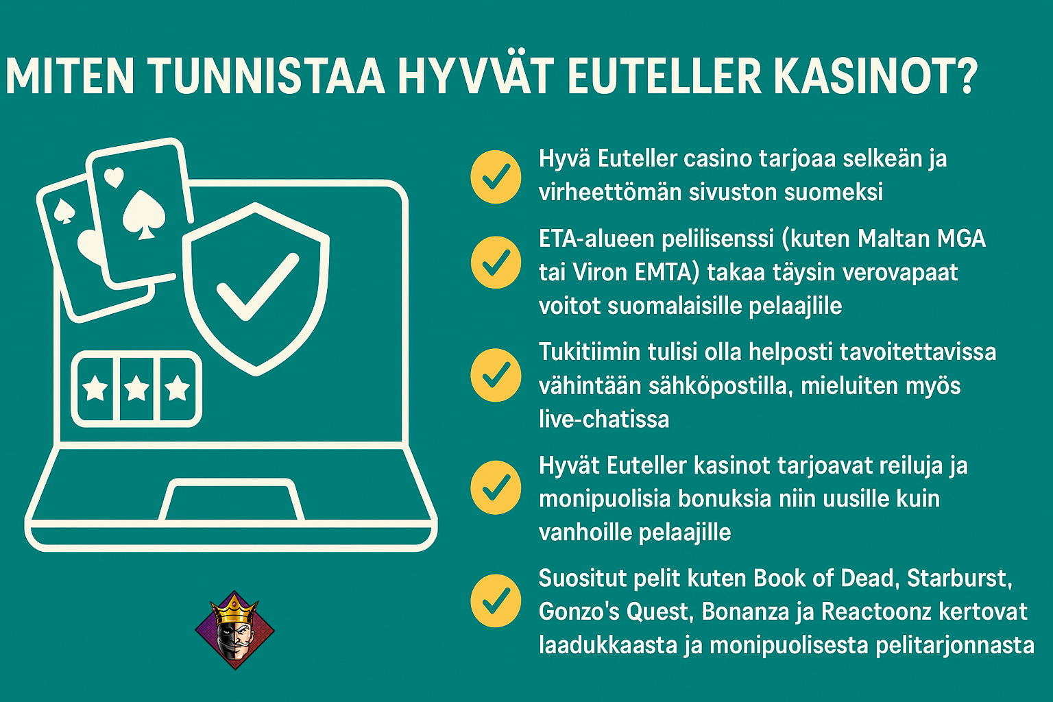 Miten tunnistaa hyvät Euteller kasinot