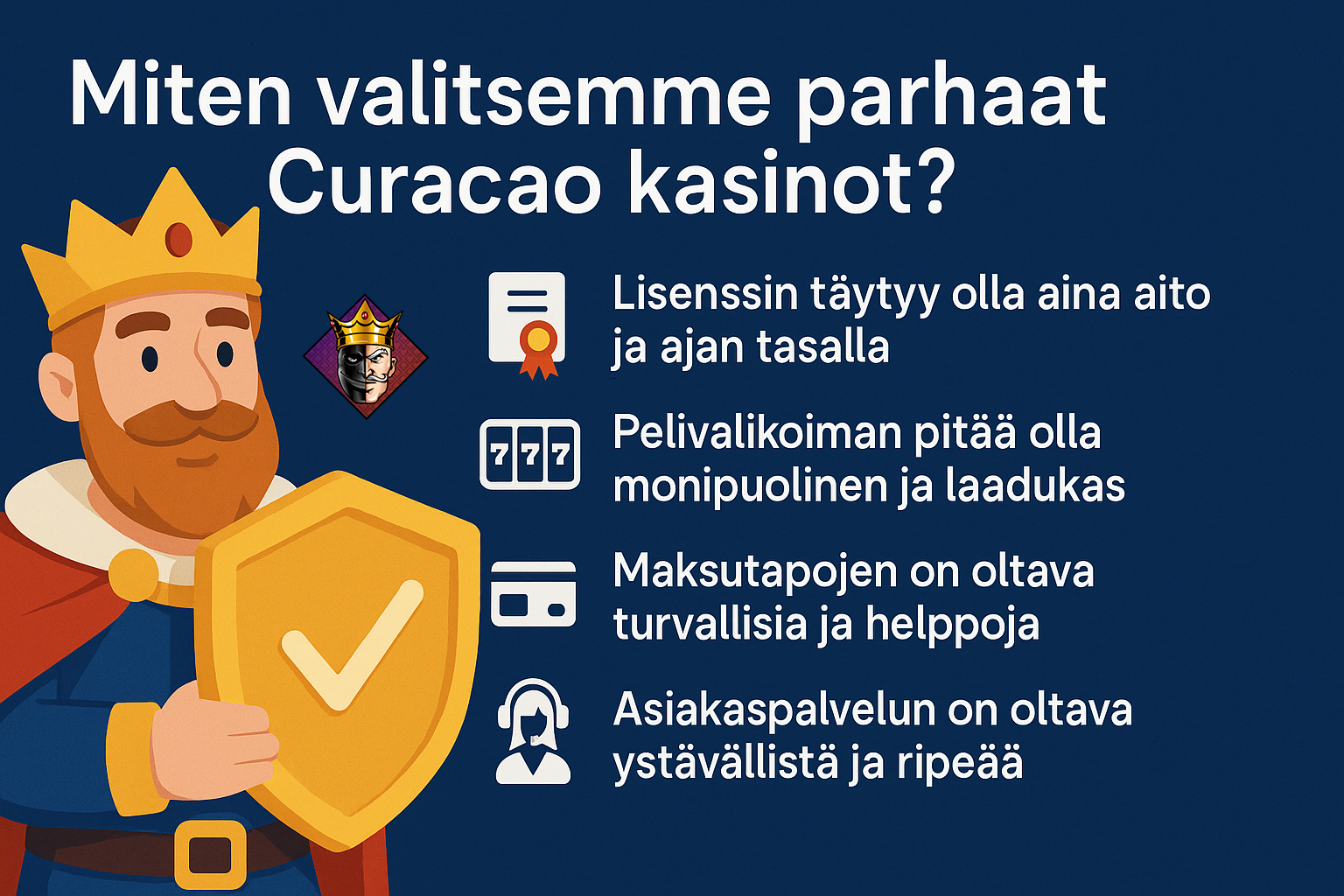 Miten valitsemme parhaat Curacao kasinot