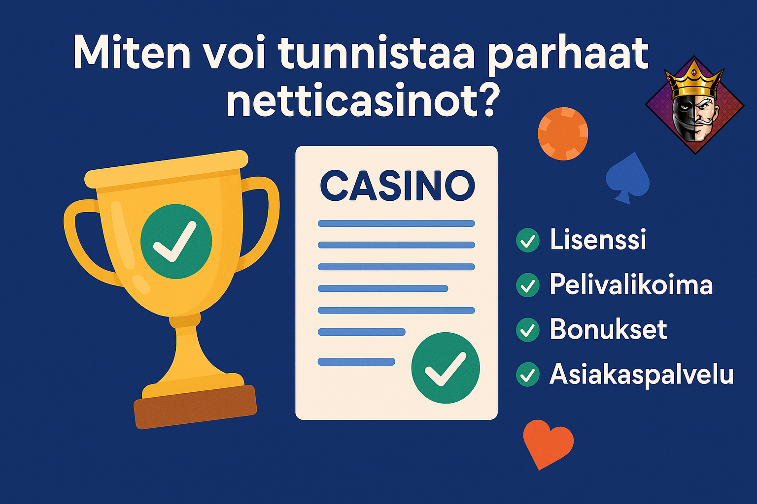 Miten voi tunnistaa parhaat netticasinot