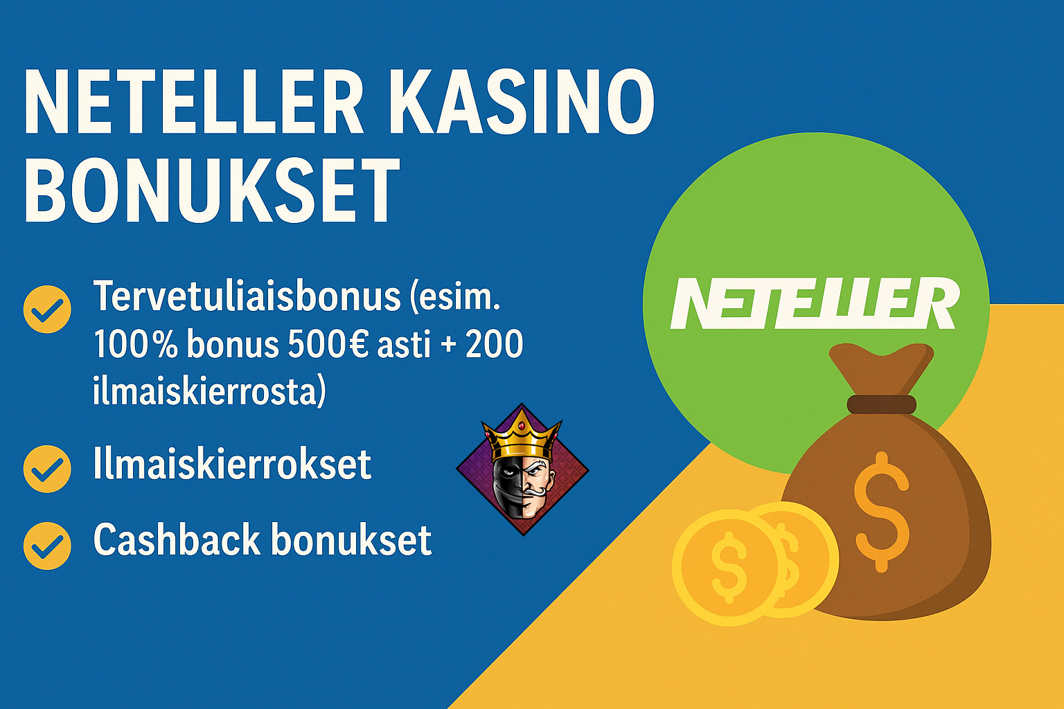 Neteller kasino bonukset