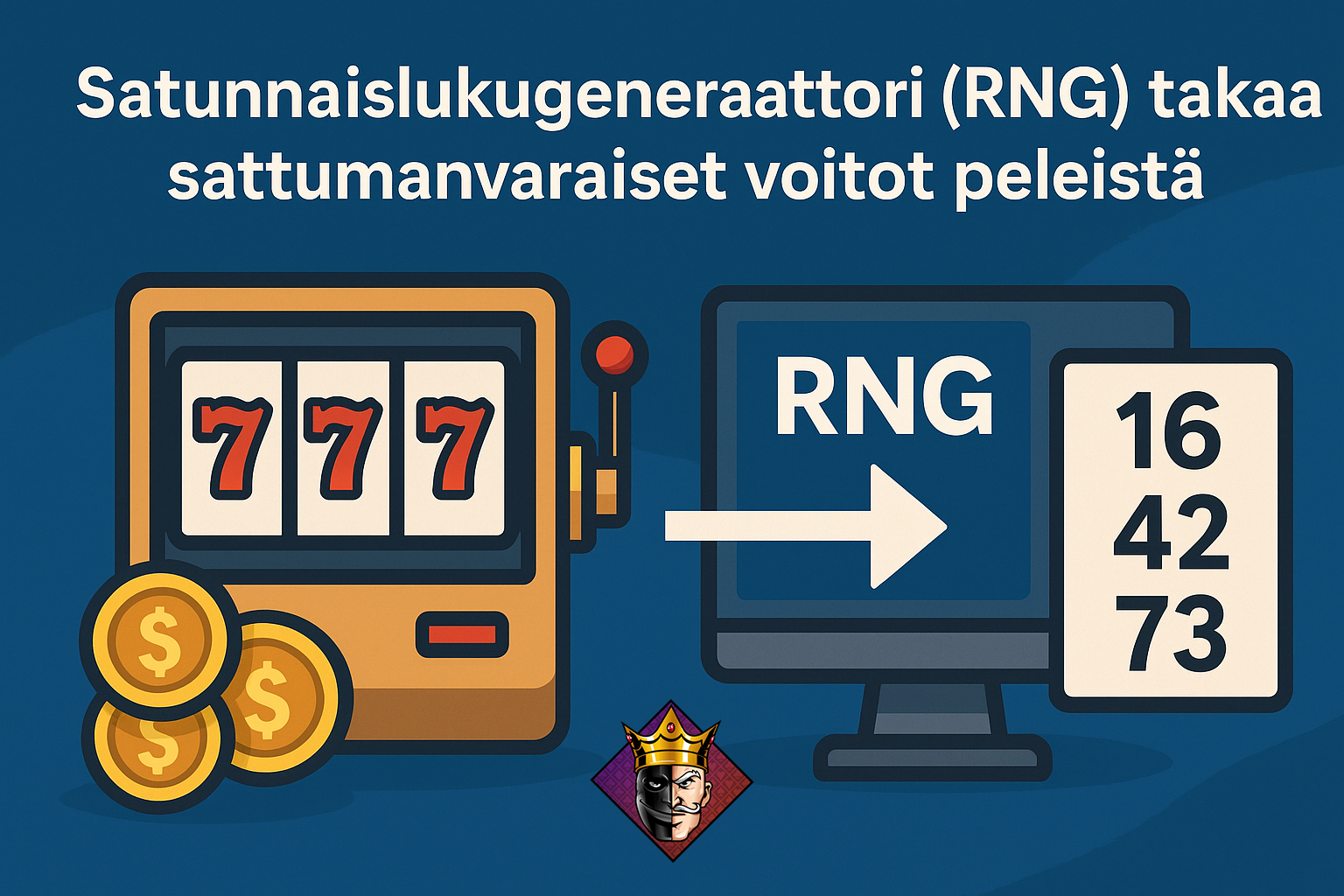 Satunnaislukugeneraattori (RNG) takaa sattumanvaraiset voitot peleistä