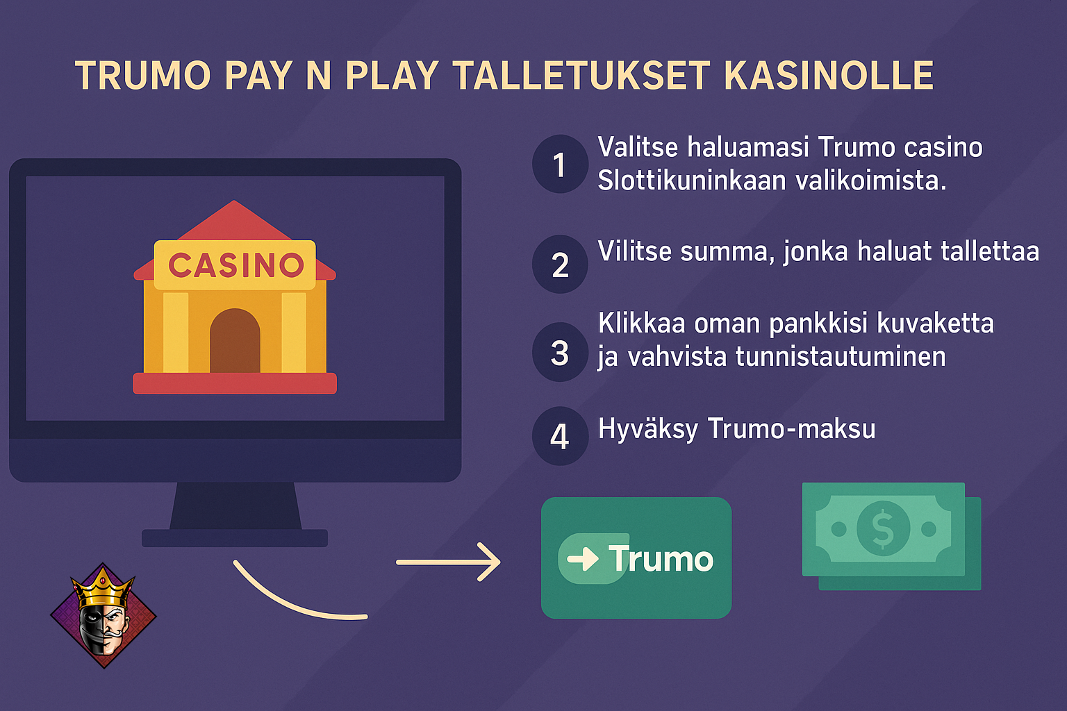 Trumo Pay N Play talletukset kasinolle
