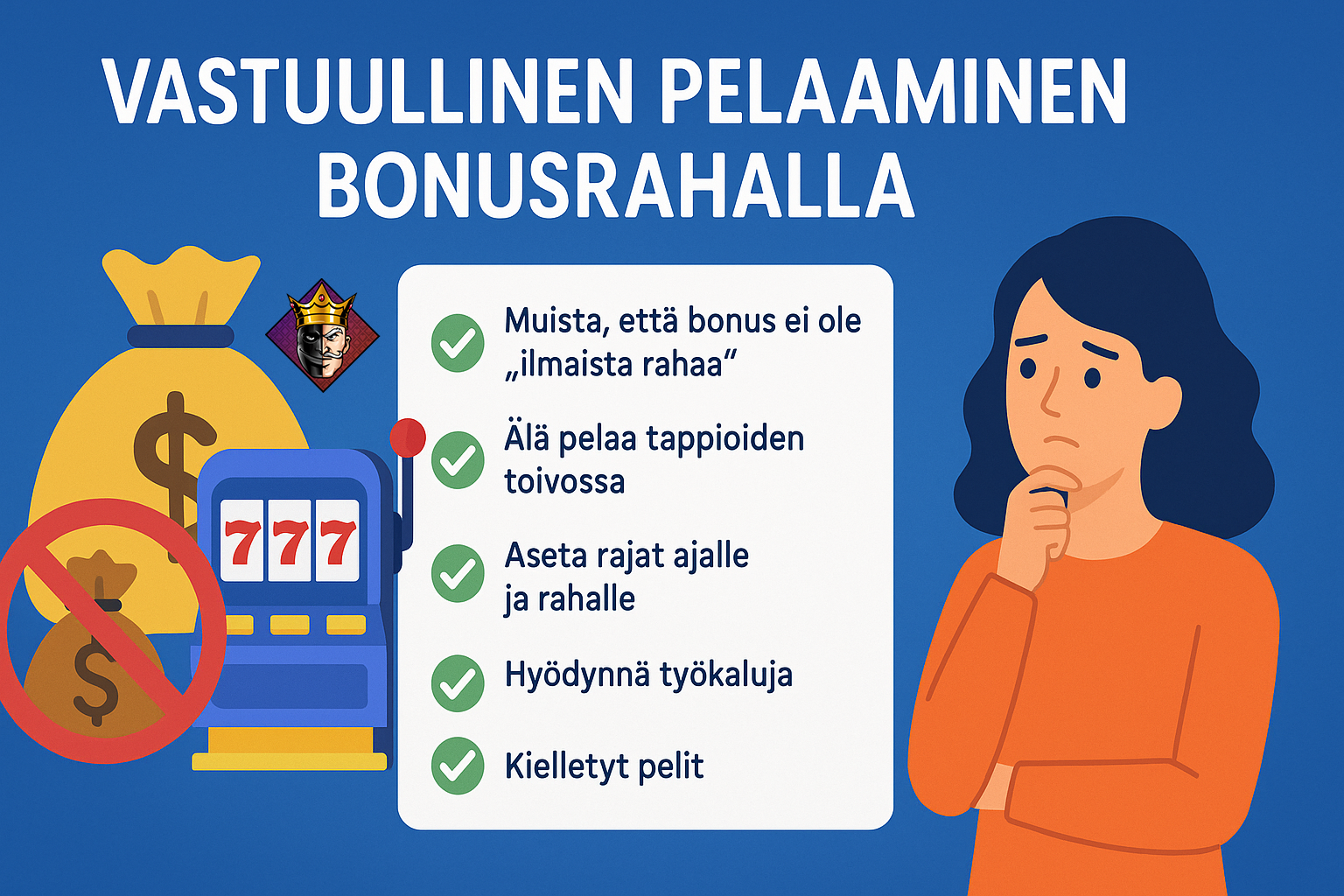 Vastuullinen pelaaminen bonusrahalla