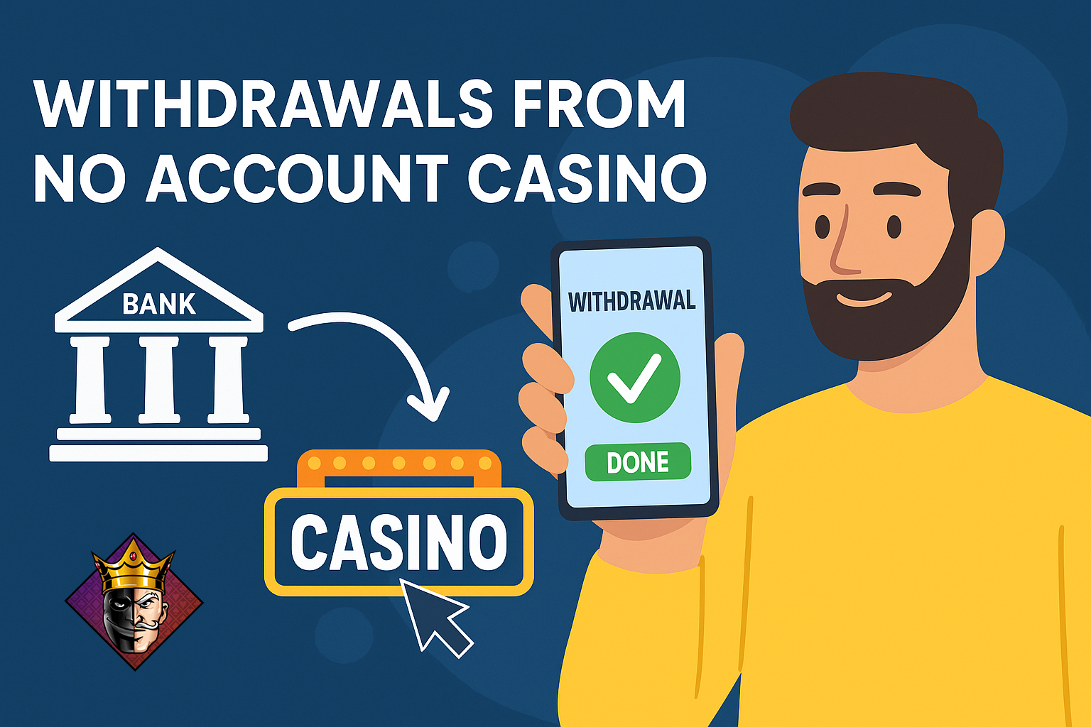 Withdrawals from no account casino