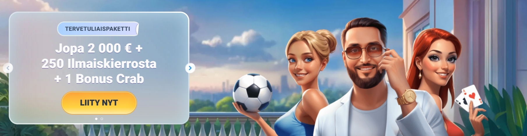 Beteum Casinon uudistettu bonus ja kampanjasivu