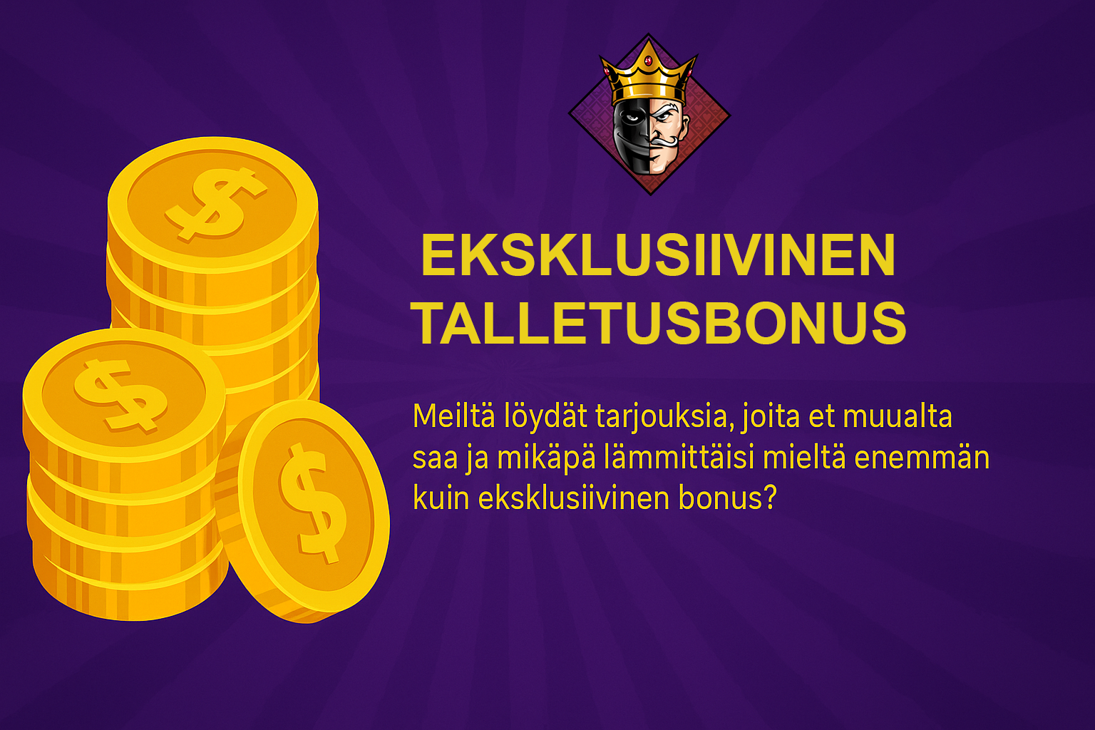 eksklusiivinen talletusbonus