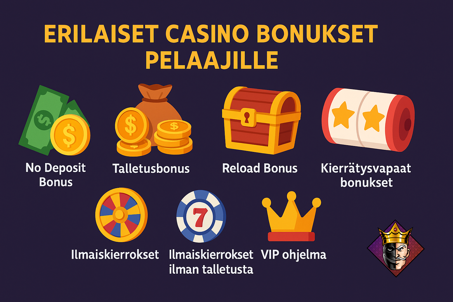 erilaiset casinobonukset