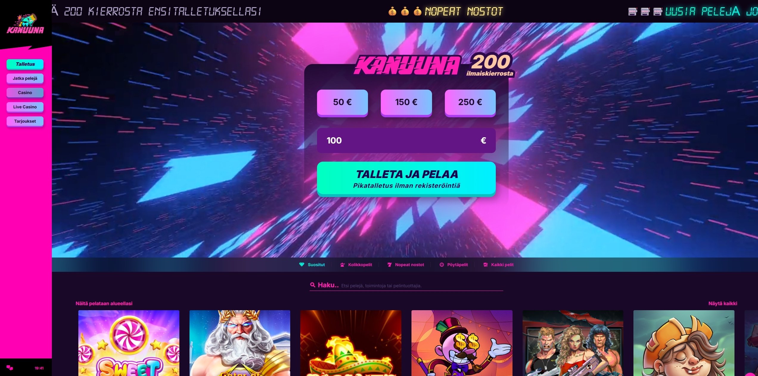 Kanuuna Kasino esittelykuva