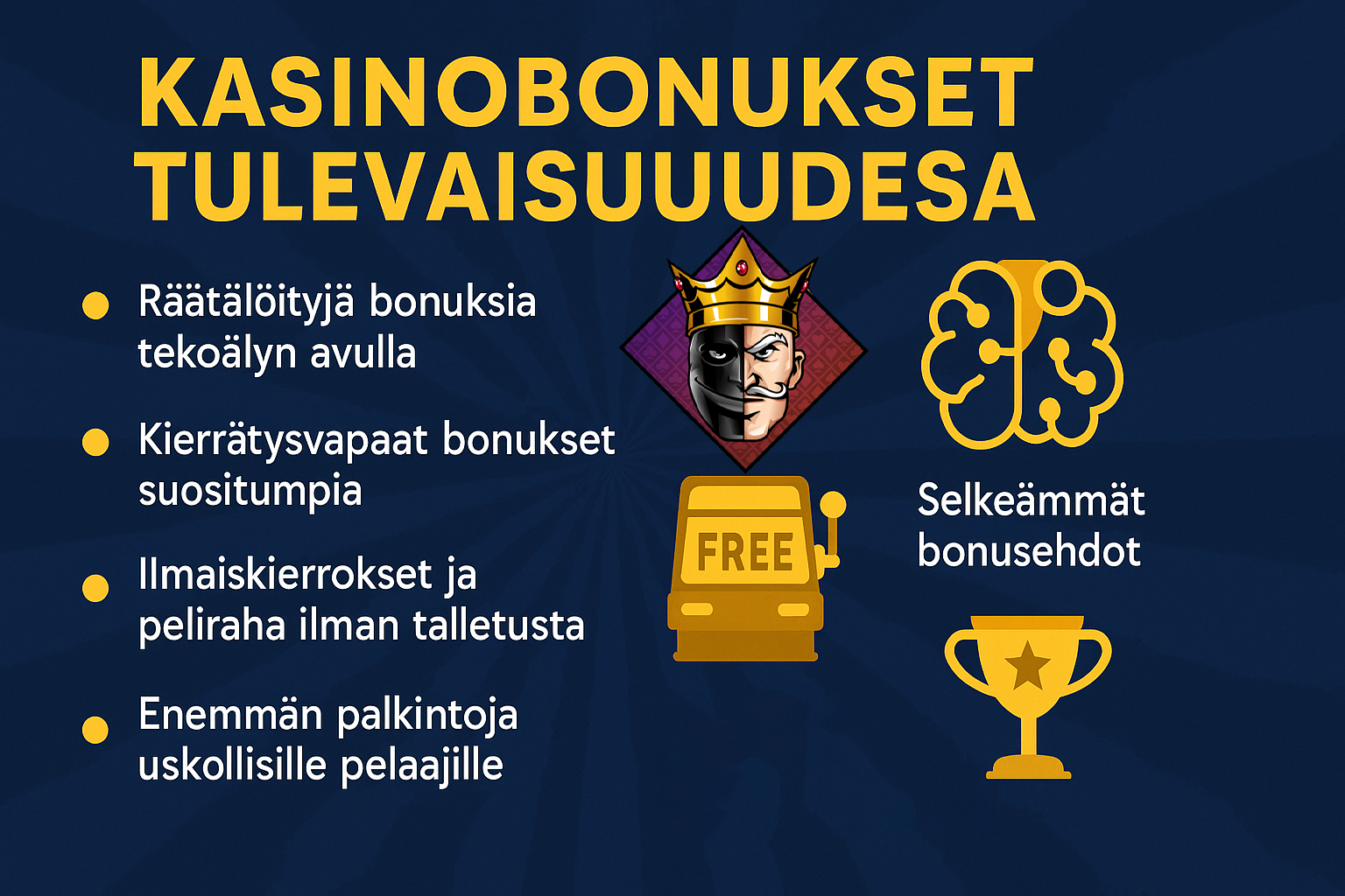 kasinobonukset tulevaisuudessa