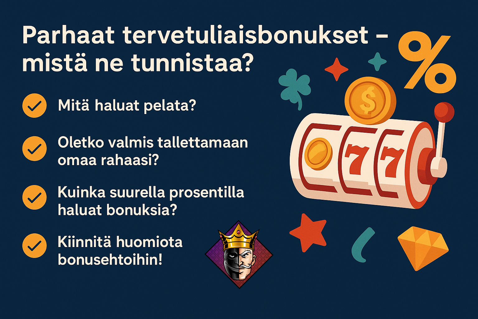 miten tunnistaa parhaat tervetuliaisbonukset