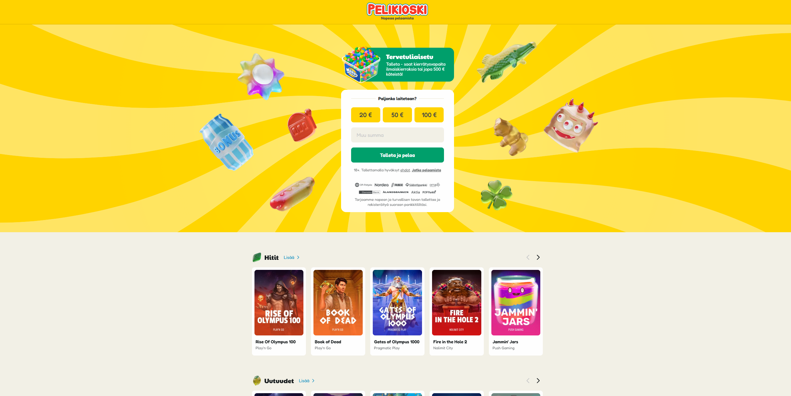 Pelikioski Casino esittelykuva