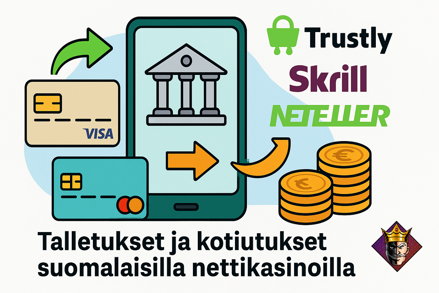 talletukset ja kotiutukset suomalaisilla kasinoilla