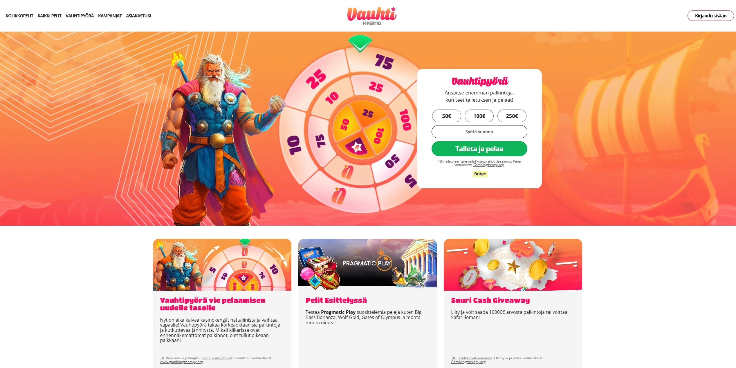 Vauhti Kasino esittelykuva