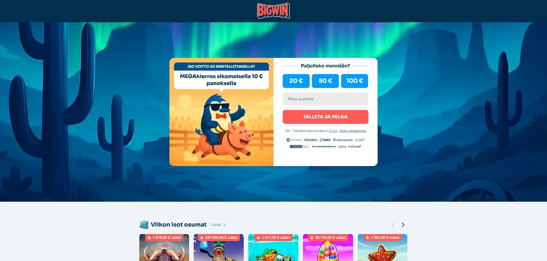 BigWin Casino esittelykuva